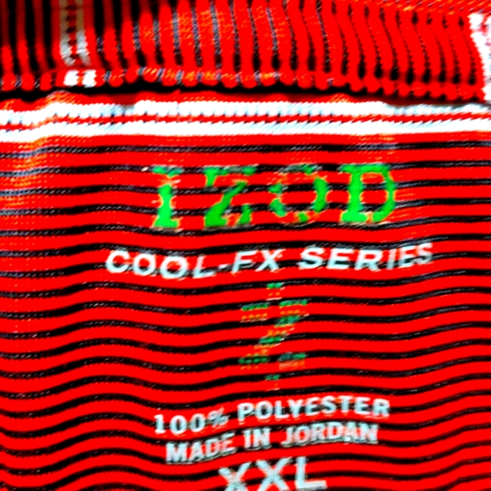 Izod. Golf/Polo  shirt -- breathable